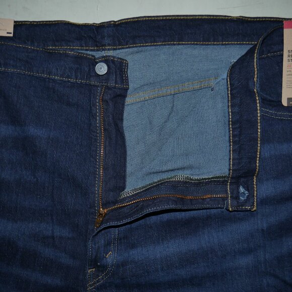 Levis 559 Men's Size 60x32 Jeans Relaxed Fit Straight Leg Dark Wash Denim NWT - Picture 6 of 10